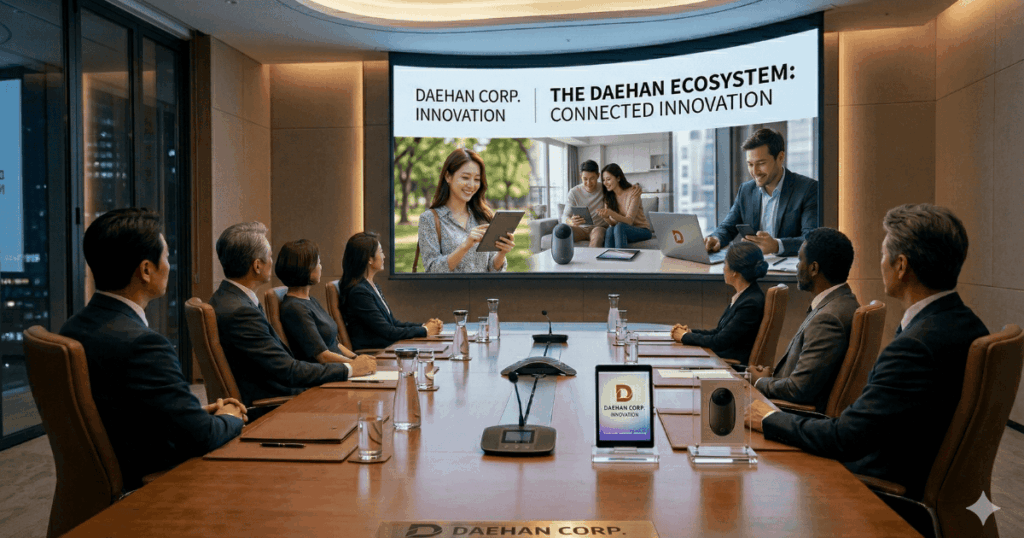 기업 브랜딩 기뻐하는 임직원들